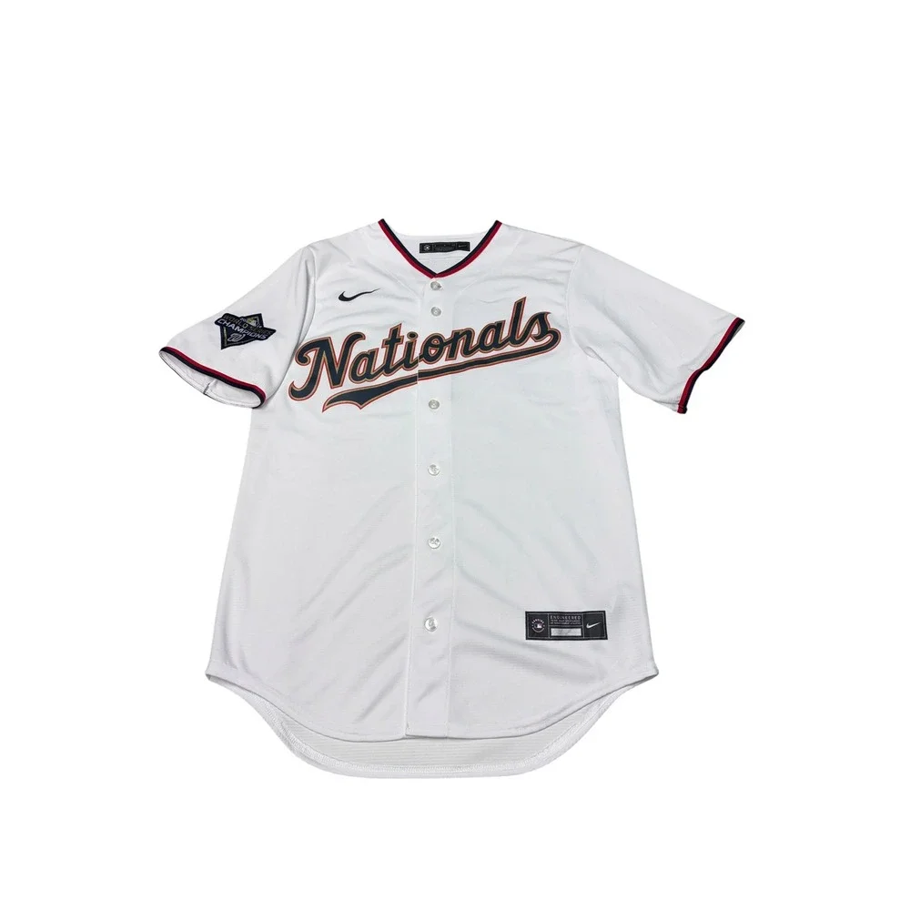 Nike Washington Juan Soto 22 World Series 2019 Champions Jersey White Men S